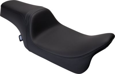 08011493 - DRAG SPECIALTIES Seat Predator 1-up Smooth Solar Leather w/Vinyl FLH 2...