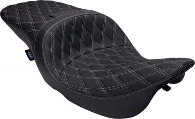 08011506 - DRAG SPECIALTIES Seat Freedom Tour, Bk DD w/Sv stch vinyl, FLHT/R/X,FL...