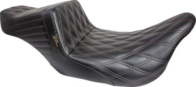 08011535 - Le Pera Tailwhip Seat - Double Diamond w/ Chestnut Thread