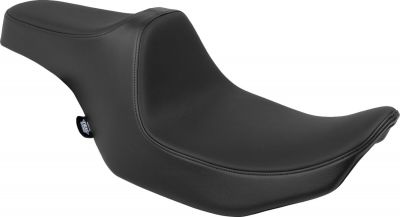 08011921 - DRAG SPECIALTIES Seat Predator 3 Smooth Black Vinyl with Slip Stop Tou...