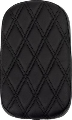 08011957 - DRAG SPECIALTIES Rear Solo Seat - Wide - Double Diamond - Black Stitch...