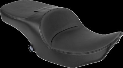 08012097 - DRAG SPECIALTIES Seat Freedom Tour 2-up Smooth Black Vinyl Touring