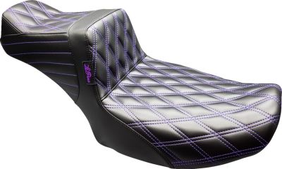 08012181 - Le Pera Tailwhip Daddy Long Legs Seat - Black/Purple Double Diamond St...