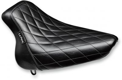 08020815 - Le Pera SEAT BARE BONES DIAMOND STITCH BLACK