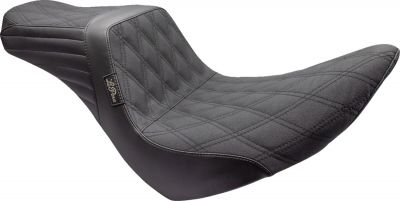 08021538 - Le Pera Tailwhip Seat - Double Diamond w/ Grip Tape - Black