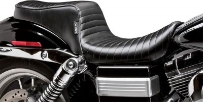 08030538 - Le Pera SEAT CHEROKEE 2-UP PLEATED STITCH BLACK