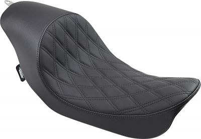 08030543 - DRAG SPECIALTIES SEAT 3/4 SOLO DIAMOND STYLE BLACK