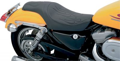 08040385 - DRAG SPECIALTIES SEAT PREDATOR REAR FULL LENGTH VINYL BLACK