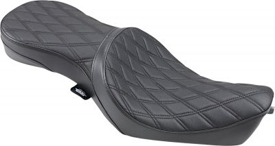 08040605 - DRAG SPECIALTIES SEAT LOW-PROFILE DOUBLE BUCKET DIAMOND BLACK