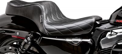 08040657 - Le Pera SEAT CHEROKEE 2-UP DIAMOND STITCHED BLACK