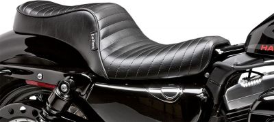 08040658 - Le Pera SEAT CHEROKEE 2-UP PLEATED STITCHED BLACK