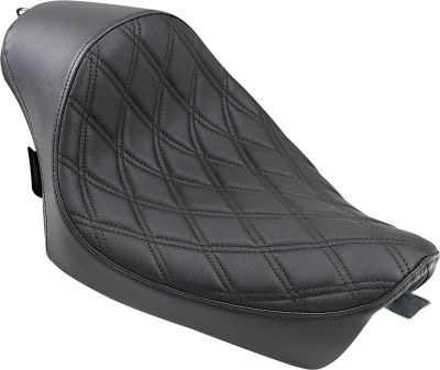 08040674 - DRAG SPECIALTIES SEAT SOLO CAFE` DIAMOND STYLE BLACK