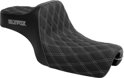 08040837 - SLYFOX Highnoon Seat - Double Diamond - Silver Logo - XL