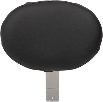 08220154 - DRAG SPECIALTIES BACKREST EZ GLIDE II LARGE DRIVER OVAL LEATHER BLACK