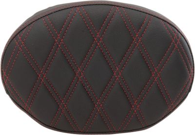 08220430 - DRAG SPECIALTIES PAD BKRST OVAL DDIA RED