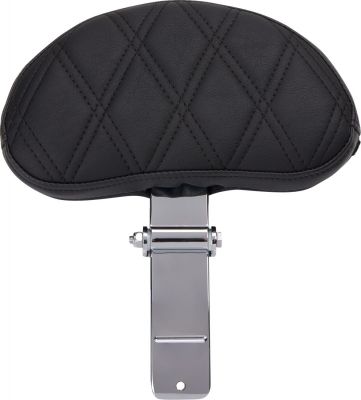08220537 - DRAG SPECIALTIES EZ Glide II Backrest - Small - Vinyl - Double Diamond...