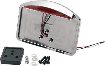 09066040 - DRAG SPECIALTIES TAILLIGHT LED WITH LICENSE BACKING PLATE