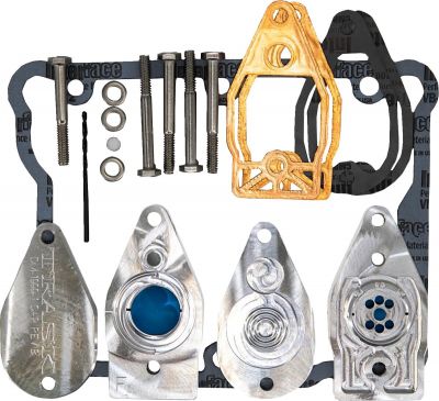 09200118 - TRASK BREATHER KIT MYSTFREE  ALUMINUM CHROME, GOLD