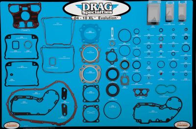 09341878 - DRAG SPECIALTIES GASKET, SEAL AND O-RING DISPLAY