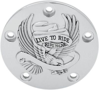 09400841 - DRAG SPECIALTIES LIVE TO RIDE POINT COVER CHROME