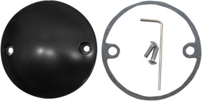 09401244 - DRAG SPECIALTIES POINT COVER FLAT BLACK 2-HOLE