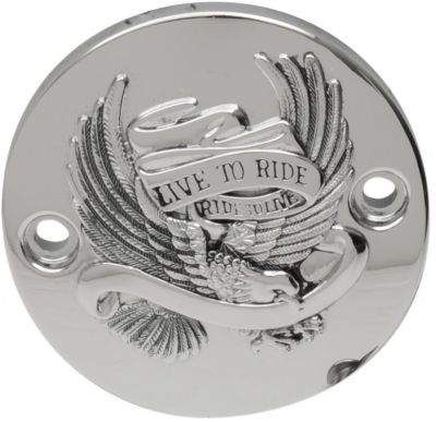 09401645 - DRAG SPECIALTIES LIVE TO RIDE POINTS COVER CHROME