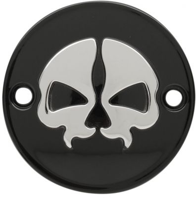 09401744 - DRAG SPECIALTIES COVER PTS SP SKULL BLK M8