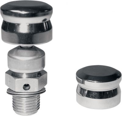 09500101 - DRAG SPECIALTIES COMPRESSION RELEASE CAPS CHROME