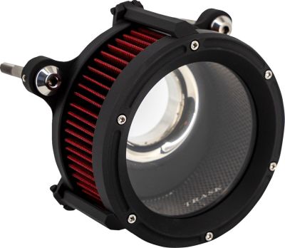 10102268 - TRASK AIR CLEANER KIT ASSAULT CHARGE HIGH-FLOW TBW ALUMINUM BLACK