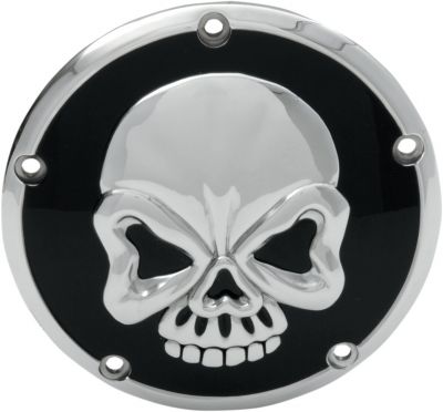11070327 - DRAG SPECIALTIES DERBY COVER SKULL TWIN CAM