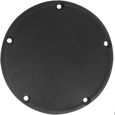 11070362 - DRAG SPECIALTIES DERBY COVER WRINKLE BLACK TWIN CAM