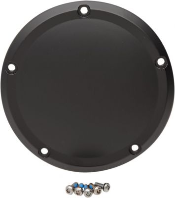 11070557 - DRAG SPECIALTIES COVER DERBY 5-HOLE FLAT BLACK