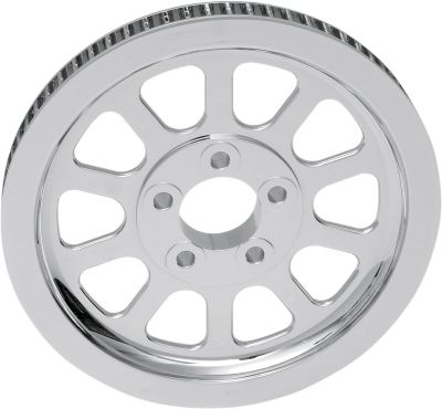 12010541 - DRAG SPECIALTIES REAR BELT PULLEY 10-SPOKE CHROME 66T