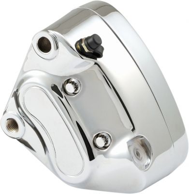12034404 - DRAG SPECIALTIES BRAKE CALIPER FRONT/LEFT 4-PISTON CHROME