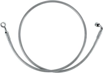 12042738 - DRAG SPECIALTIES FRONT BRAKE LINE STAINLESS STEEL