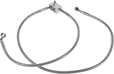 12042744 - DRAG SPECIALTIES REAR BRAKE LINE STAINLESS STEEL