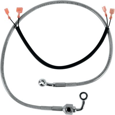 12042752 - DRAG SPECIALTIES REAR BRAKE LINE STAINLESS STEEL