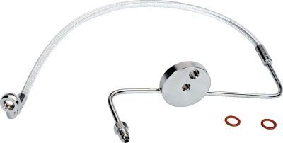 12043701 - MAGNUM BRAKE LINE DESIGNER CLEAR JACKET CHROME NATURE