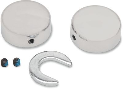 13030026 - DRAG SPECIALTIES SWINGARM PIVOT BOLT COVERS CHROME