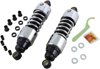 13100472 - PROGRESSIVE SUSPENSION 412 SERIES AMERICAN-TUNED GAS SHOCKS CHROME 11....