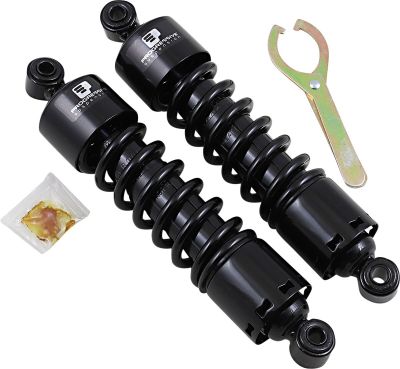 13100661 - PROGRESSIVE SUSPENSION 412 SERIES AMERICAN-TUNED GAS SHOCKS BLACK 12.6...