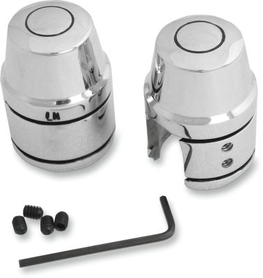 13130079 - DRAG SPECIALTIES UPPER SHOCK BOLT/STUD COVERS CHROME