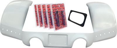 14011044 - PAUL YAFFE Pro Rear Fender - Black Plate Frame - Dual Outlet