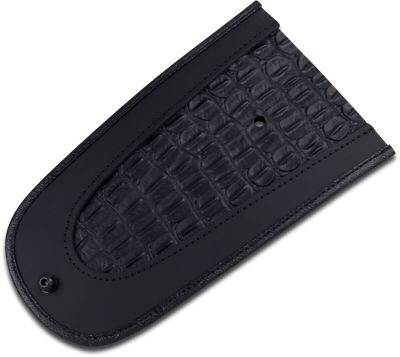 14050142 - DRAG SPECIALTIES FENDER PROTECTOR FENDER SKINS REAR GATOR LEATHER BLAC...