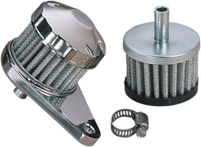 1420900 - EMGO CRANKCASE BREATHER FILTER CHROME