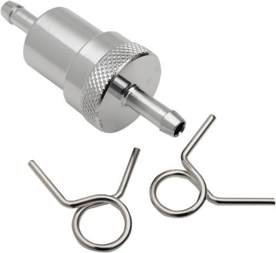 1434461 - EMGO FUEL FILTER METAL CHROME