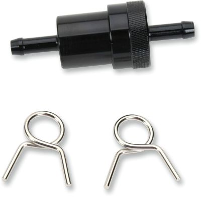 1434472 - EMGO FUEL FILTER ALUMINIUM BLACK