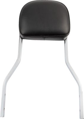 15010359 - COBRA SHORT SQUARE SISSY BAR CHROME WITH PAD HD