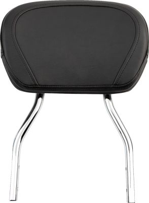 15010361 - COBRA SHORT ROUND SISSY BAR CHROME WITH PAD HD