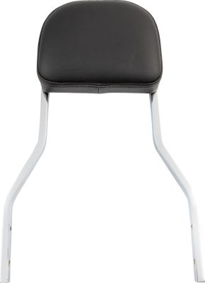 15010364 - COBRA SHORT SQUARE SISSY BAR CHROME WITH PAD HD